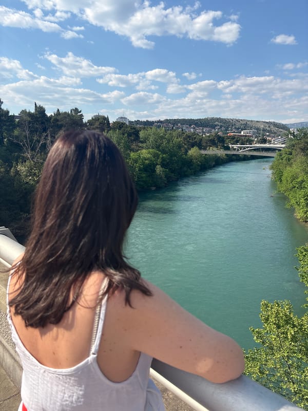 Woman observed on bridge over Morača River in Podgorica