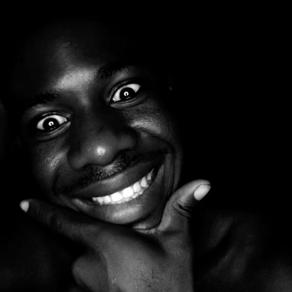 Portrait photography session documented in Nigerian communities
