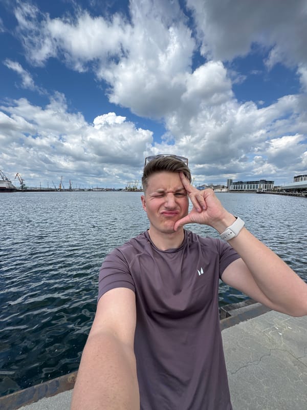 Morning harbor life documented at Burgas port, Bulgaria