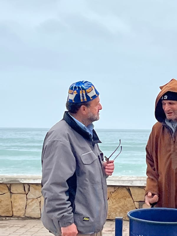 Afternoon life documented along M'Diq Morocco coastal promenade