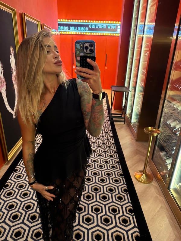 Inside a stylish Choeng Thale bar venue, selfies and interiors
