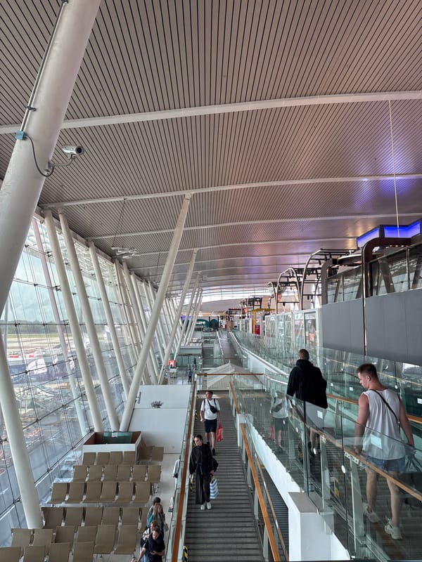 Traveler documents journey through Phuket International Airport terminal and flight