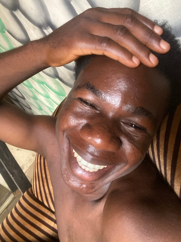 Person celebrates $37 online withdrawal in Mararaba, Nigeria