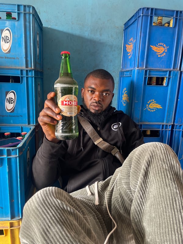 Casual street scenes captured around Jos, Nigeria commercial district