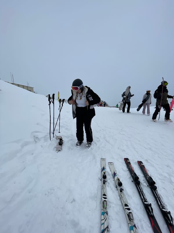 Ski equipment observed on Bulgarian slopes near Borovets