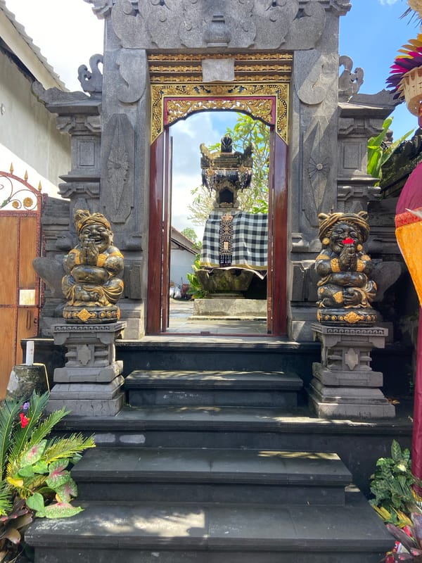 Ubud up close: temples, offerings, animals, and street texture