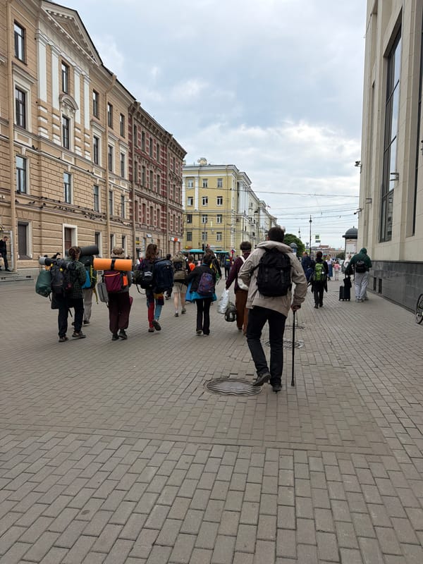Walking tour through Saint Petersburg starting at Finland Station