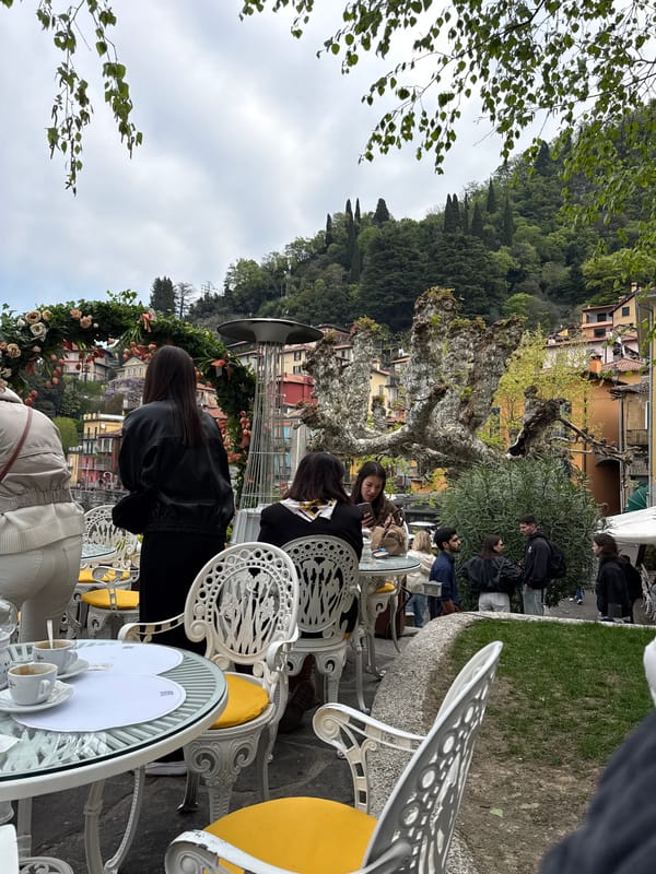 Morning view captured in Varenna, Italy lakeside town