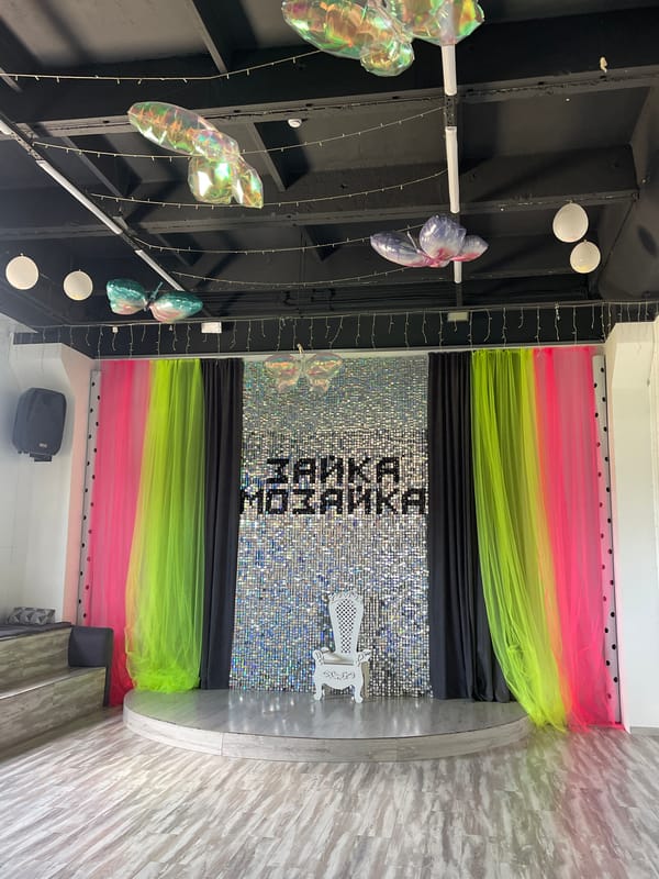 Children's birthday party documented in Donskoye, Russia venue