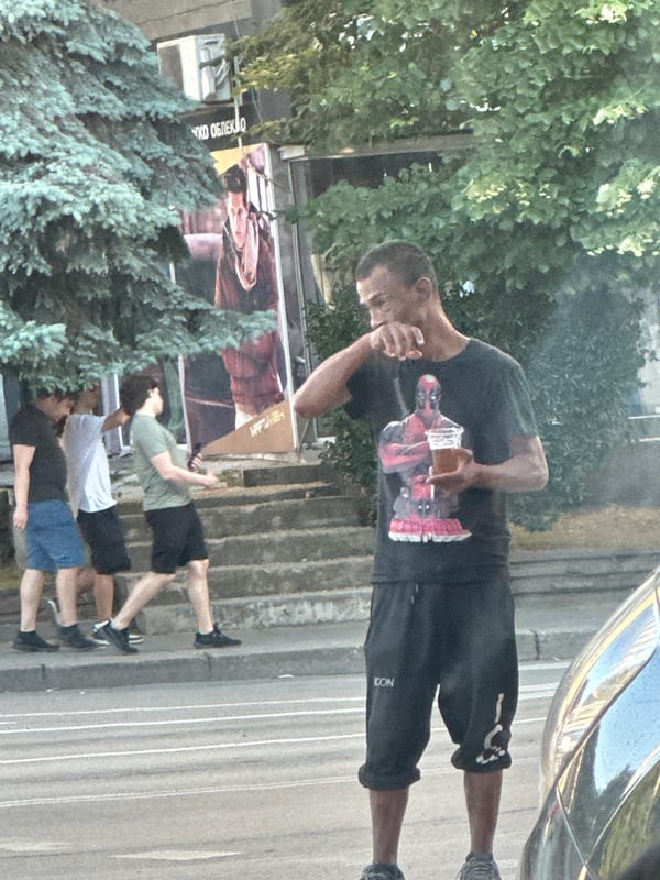 Driving and hanging around central Ruse on a June afternoon