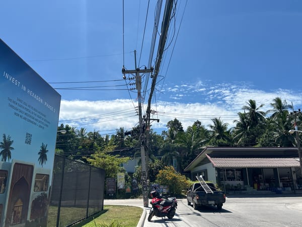 Everyday street scenes captured in Koh Phangan, Thailand