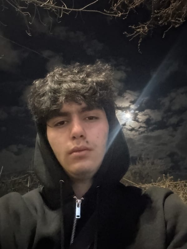 Nighttime selfie taken outdoors in Yerevan