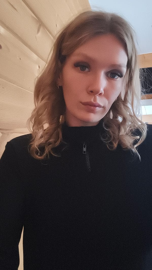 Selfie and cats captured in rural Russia morning