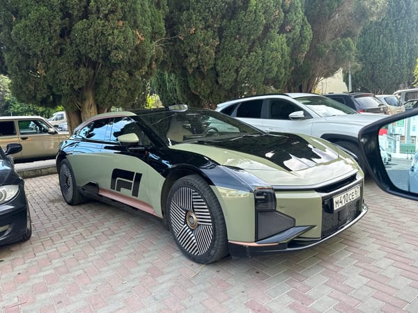 HiPhi Z Electric Vehicle Spotted Parked in Sochi