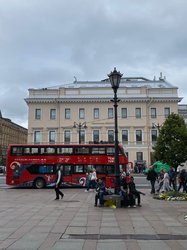 Morning tour of Saint Petersburg's historic Nevsky Prospekt landmarks