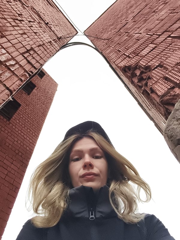 Person photographed twice in early morning Izhevsk locations