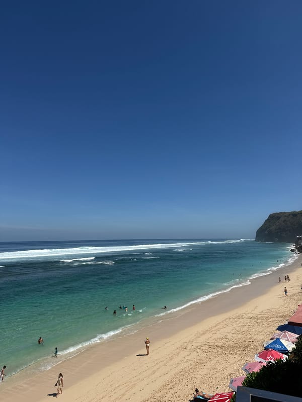Morning at White Rock Beach Club, Kuta Selatan