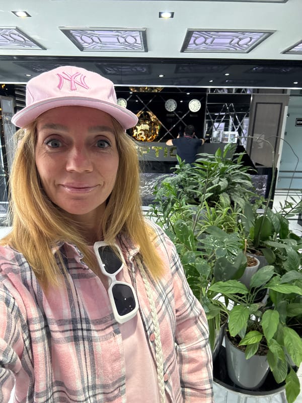 Tourist documents hotel visit with selfies in Tashkent lobby