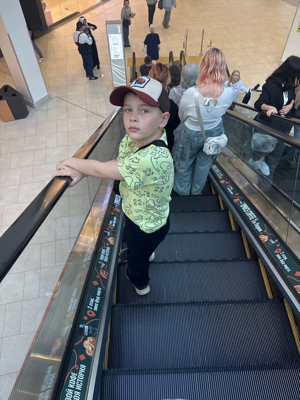 Families spend Saturday afternoon at Perm shopping mall