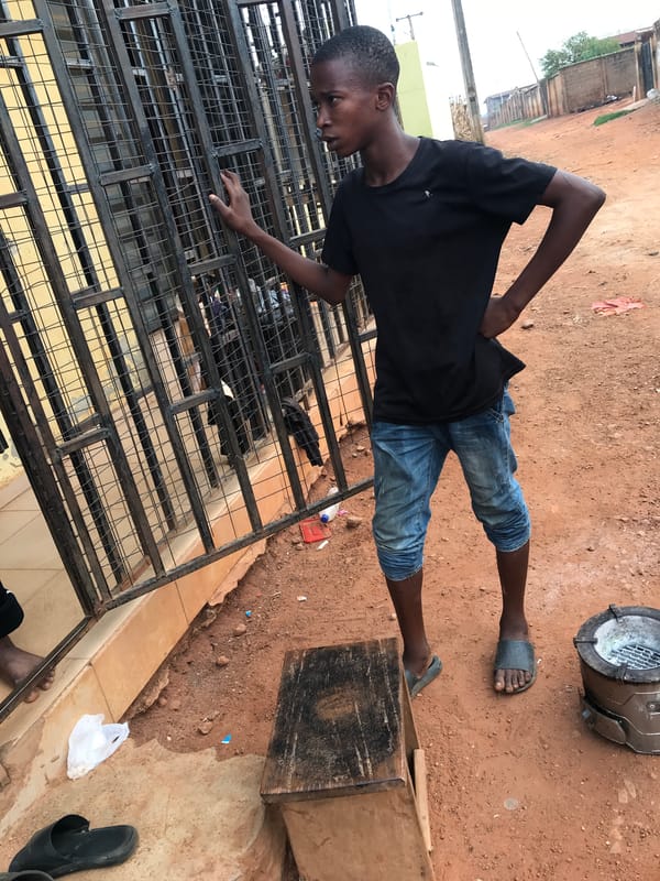 Morning life documented across residential Ilorin, Nigeria neighborhoods