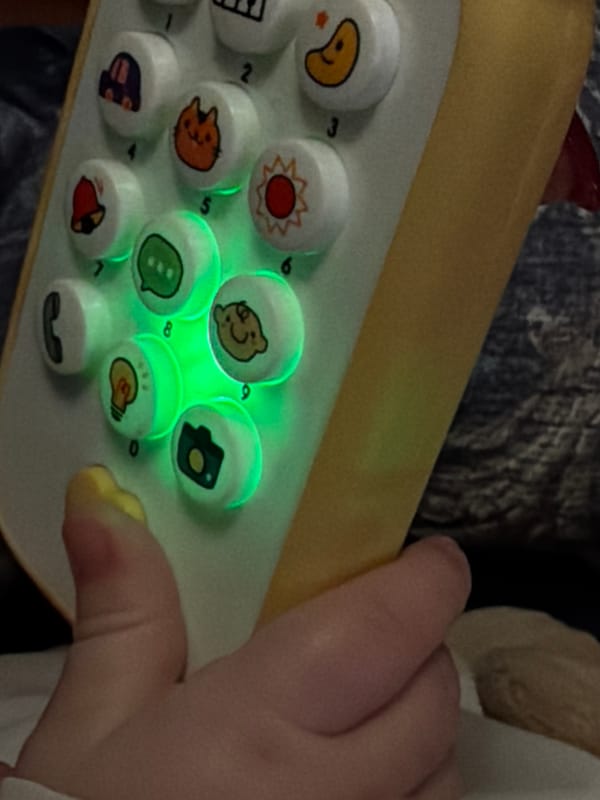 Baby playtime captured in Yerevan home setting