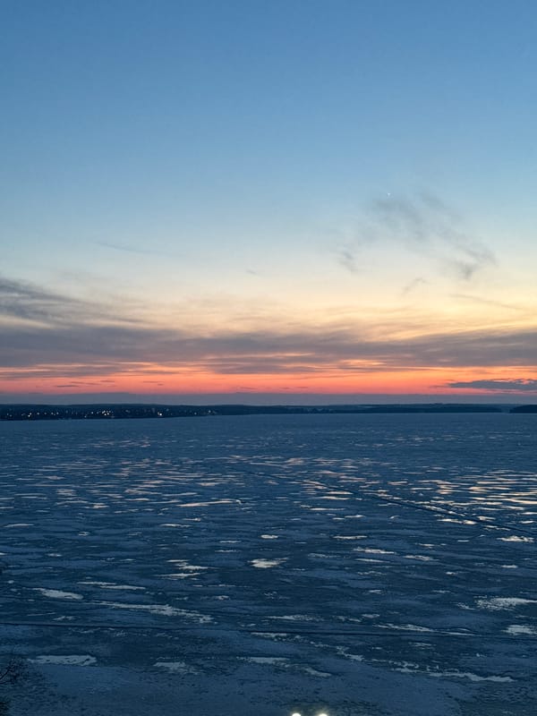 Sunset and plush toys documented in Votkinsk, Russia
