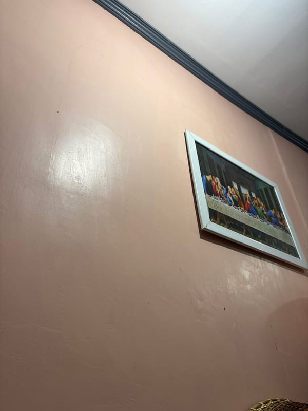 Ordinary morning domestic life documented in Malalag, Philippines