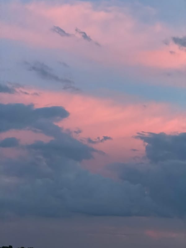 Mekong River sunset from the Vientiane riverfront