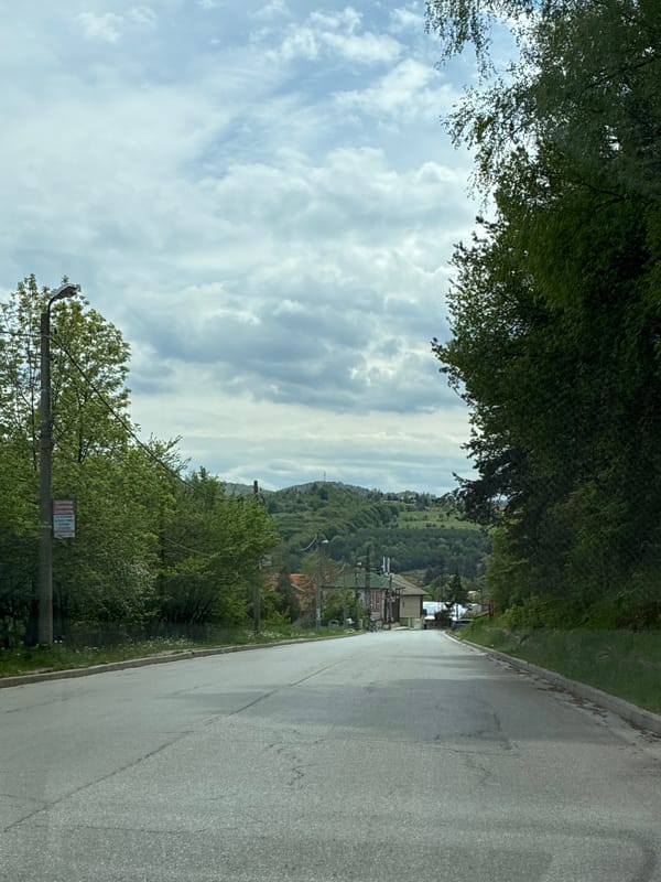 Cracked road documented in Zheleznitsa, Bulgaria
