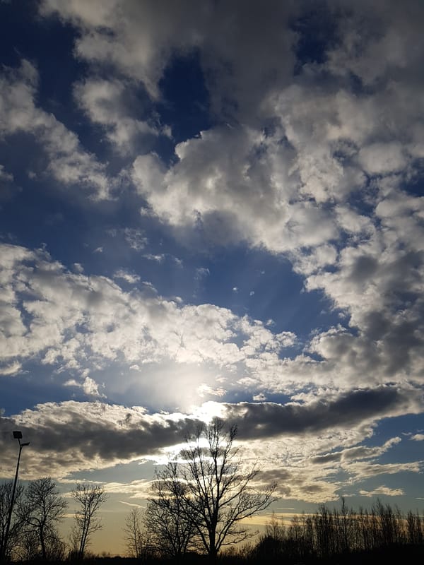Dramatic cloudy skies observed over Saint Petersburg Friday afternoon
