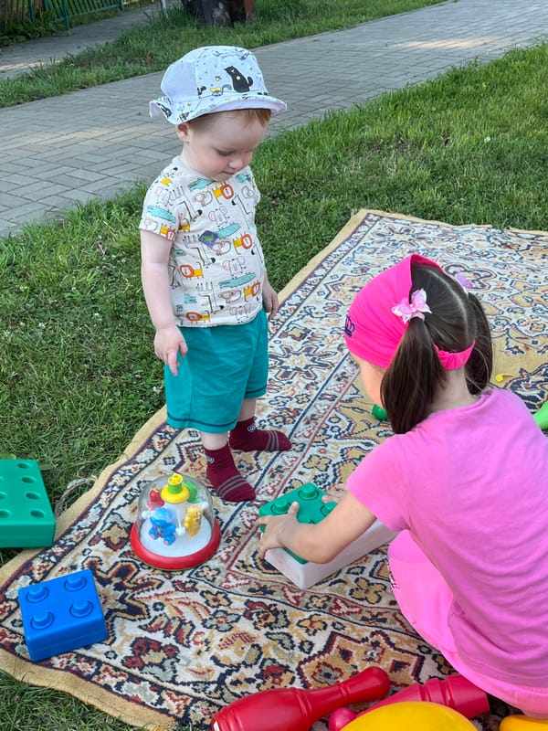 Summer fair day in Chaikovsky, Russia
