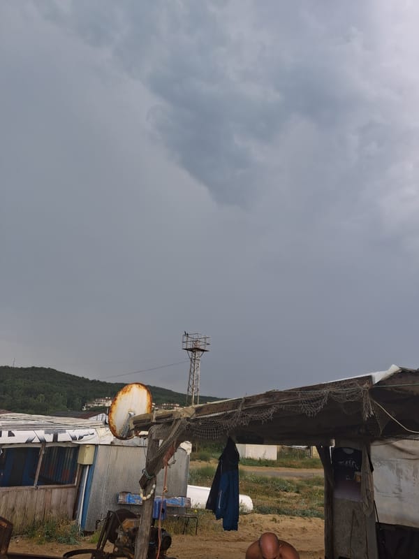 Overcast afternoon documented at Bulgarian beach resort Shkorpilovtsi
