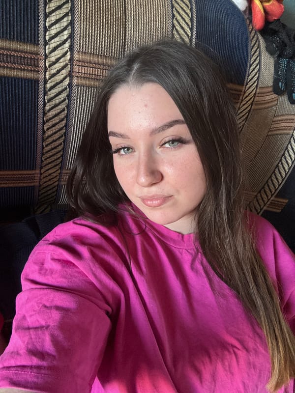 Selfie session on a couch in Krasnokamsk, Russia