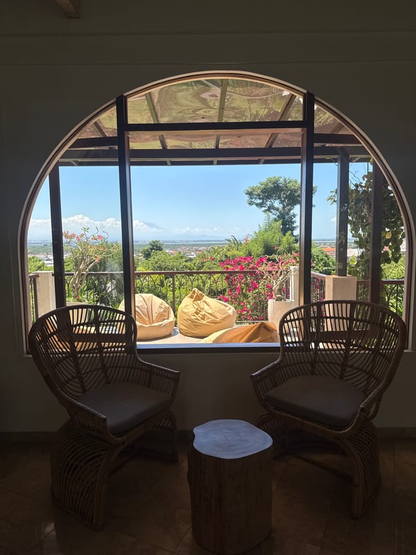 Morning scenes captured from Kuta Selatan property viewpoint