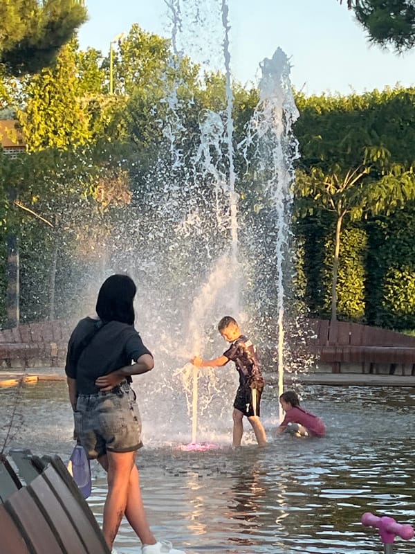 Summer afternoon at Krasnodar's Solnechny Ostrov park