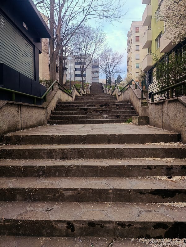 Early morning urban scenes captured in Kardzhali, Bulgaria