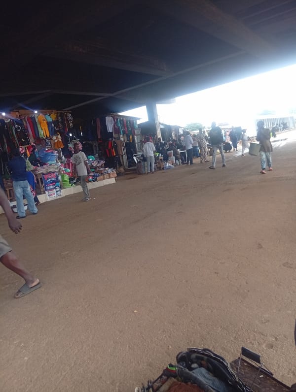 Street life and market activity in central Jos, Nigeria