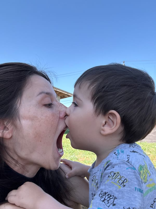 Child's playful morning moments captured in Chaikovsky, Russia