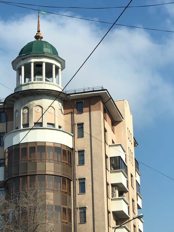 Architectural tour documented in Krasnoyarsk, Russia