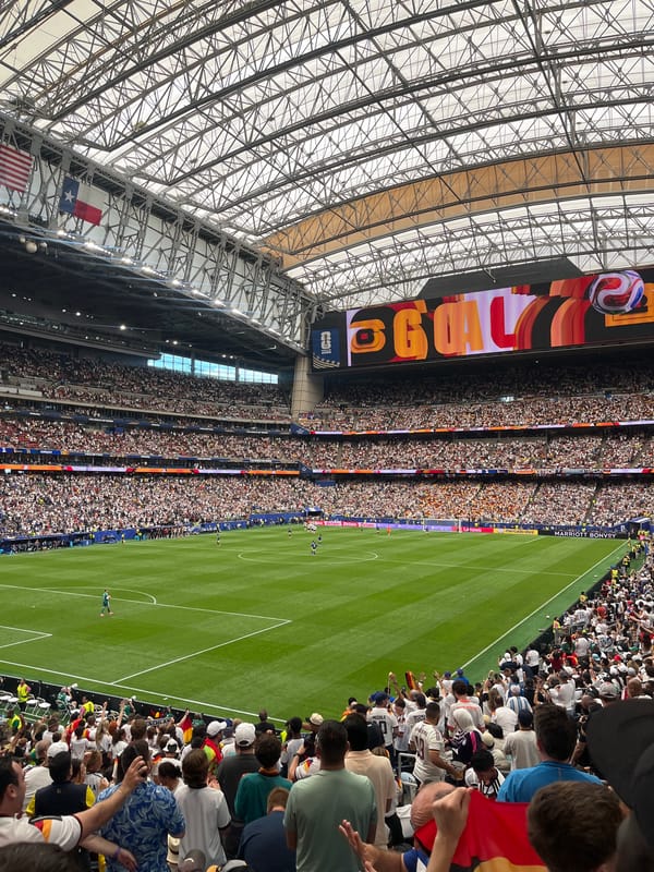 Soccer match draws packed crowd at NRG Stadium Houston