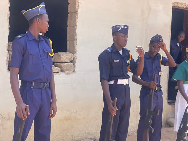 Youth cadets hold formation ceremony in Andaha, Nigeria