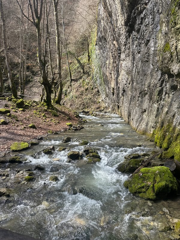Spring hiking trail scenery documented near Teteven, Bulgaria