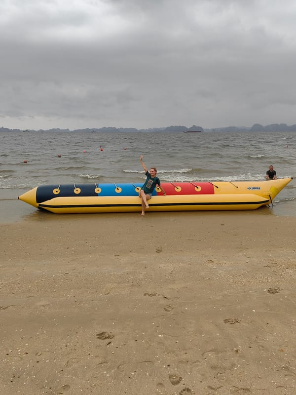Beach recreation activities observed at Bai Chay Ward Vietnam