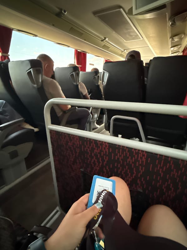Train passenger holds travel pass in Zaramen'e, Russia