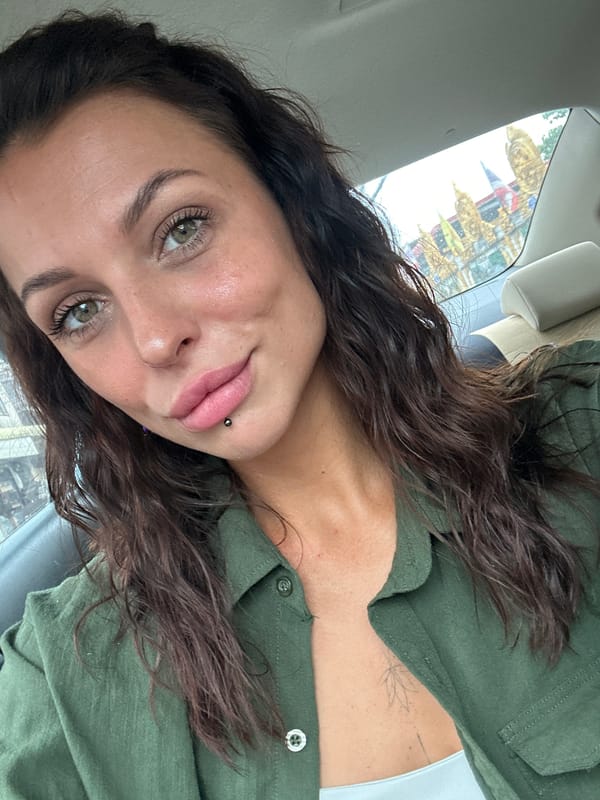 Everyday road life across Ko Samui on a cloudy morning