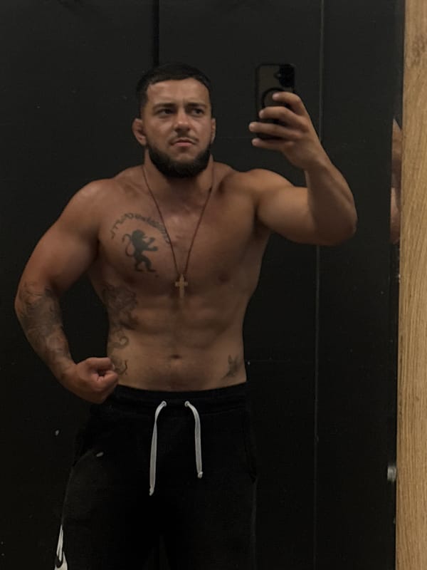 Gym selfie and golden-hour cityscape in Burgas