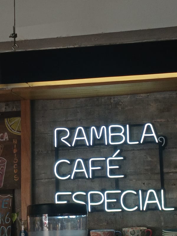 Evening café visit documented at Buenos Aires establishment