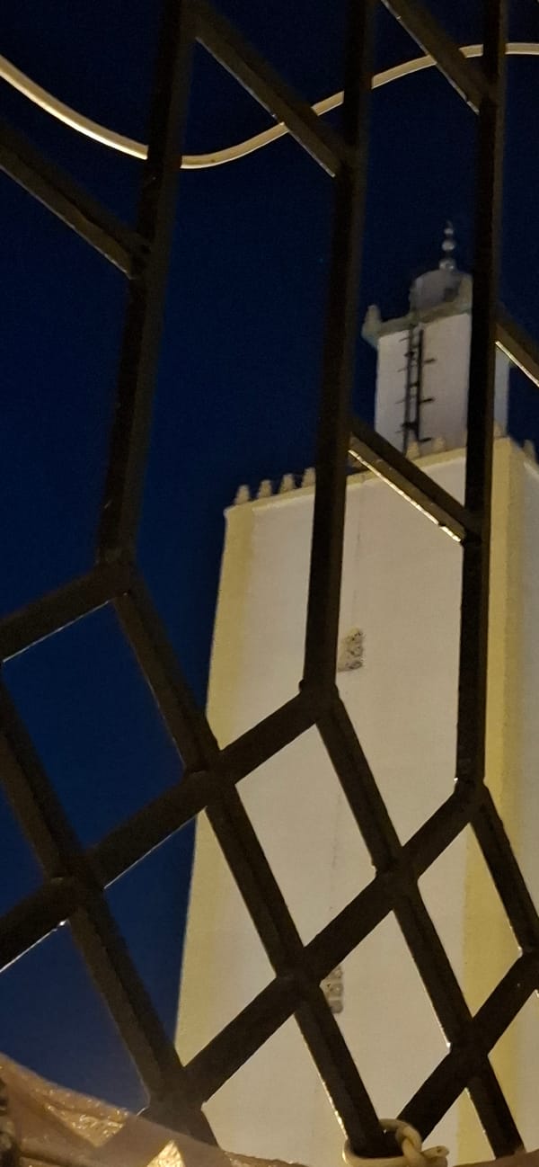 Evening architectural photography captured in Temara, Morocco