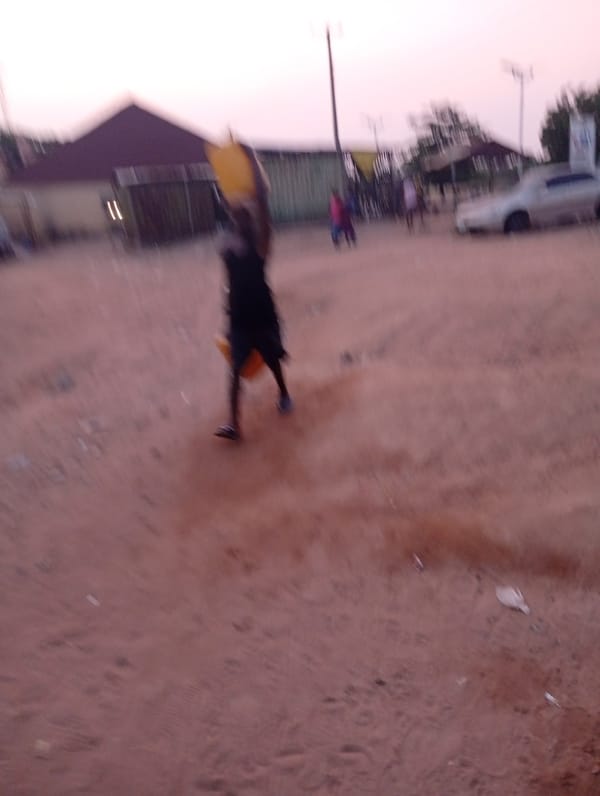 Morning street scenes documented in Zango-ndaji, Nigeria