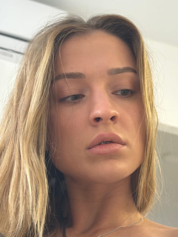 Woman Takes Selfies in Khimki Mirror Session